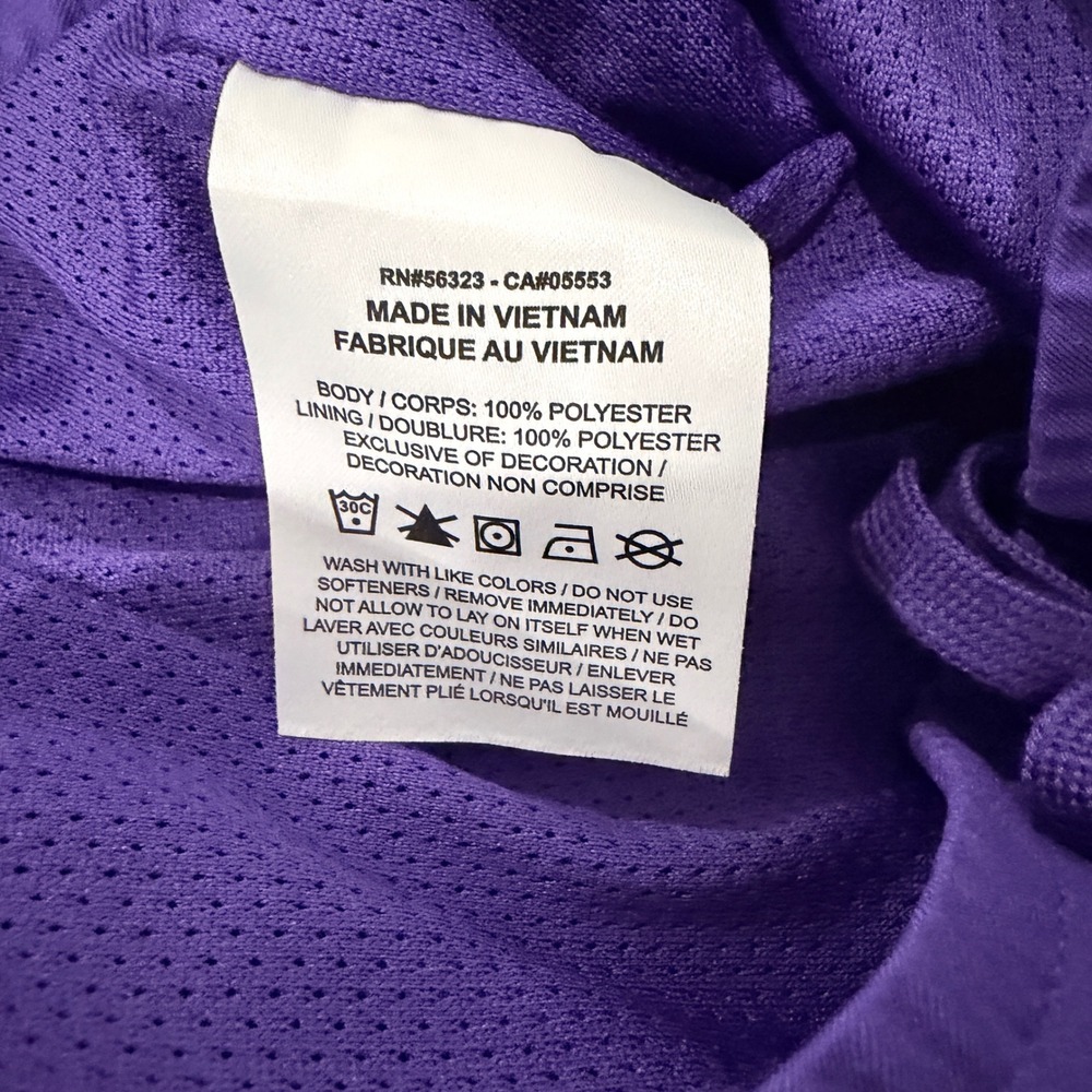 NEW Nike Womens Dri-FIT Football Training Pants Purple Snap Cuffs Size M - Picture 7 of 9